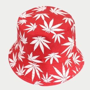 Mary J Red Bucket Hat/ Fisherman‘s Hat 💯 Cotton